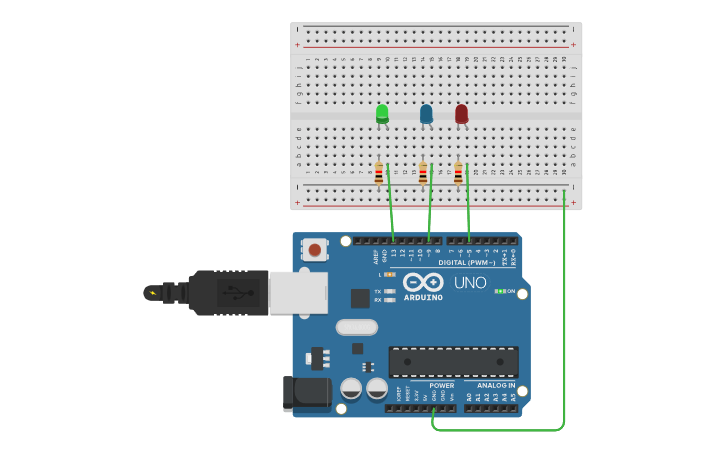 Circuit design mendoza lab 1 - Tinkercad