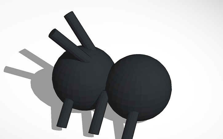 3D design ant - Tinkercad