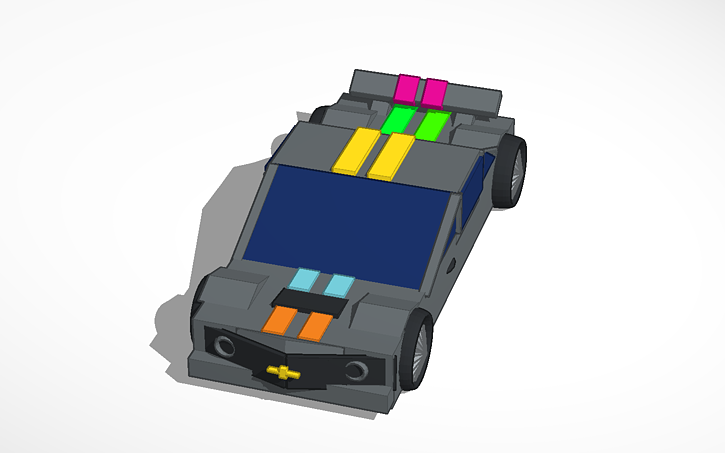 3D design Race car - Tinkercad