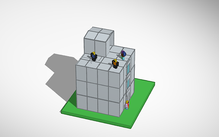 3D design Building - Tinkercad