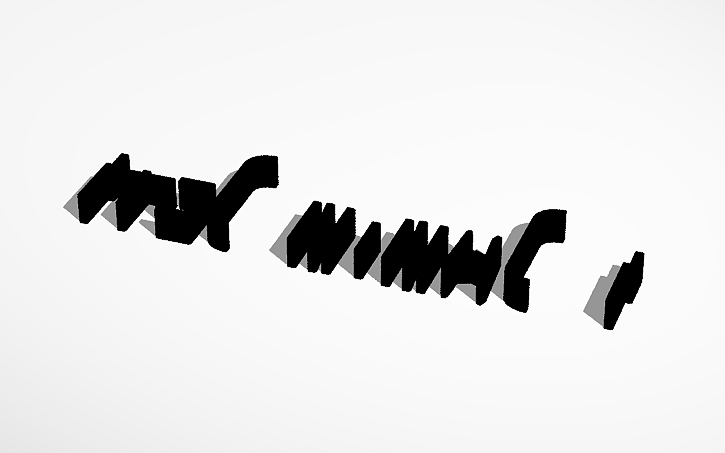 3D design Ancient Writing... - Tinkercad