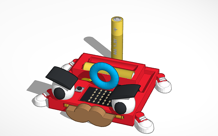 3D design Copy of micro bit - Tinkercad
