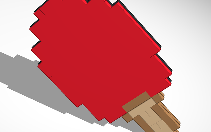 3D design table tennis bat! - Tinkercad