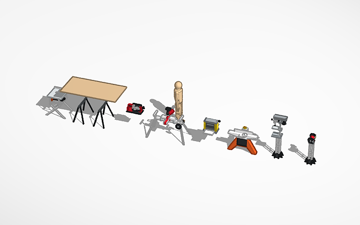 3D design Shop Tools - Tinkercad