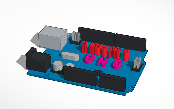 3D design Arduino - Tinkercad