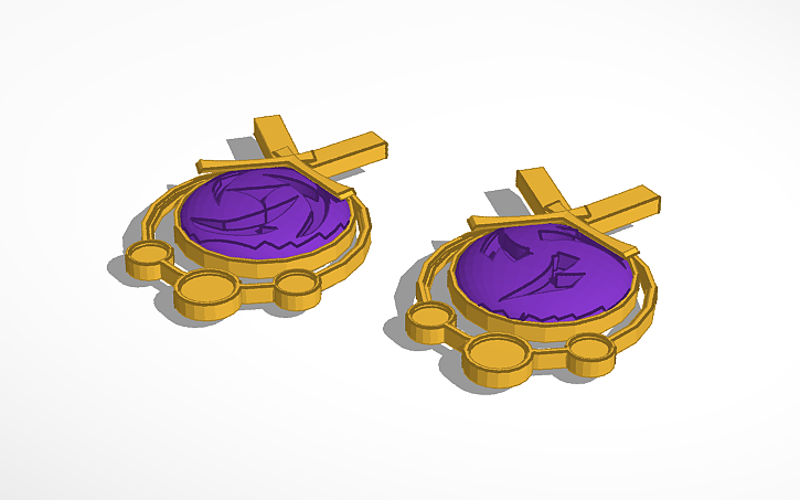 3D design inazuma electro vision - Tinkercad