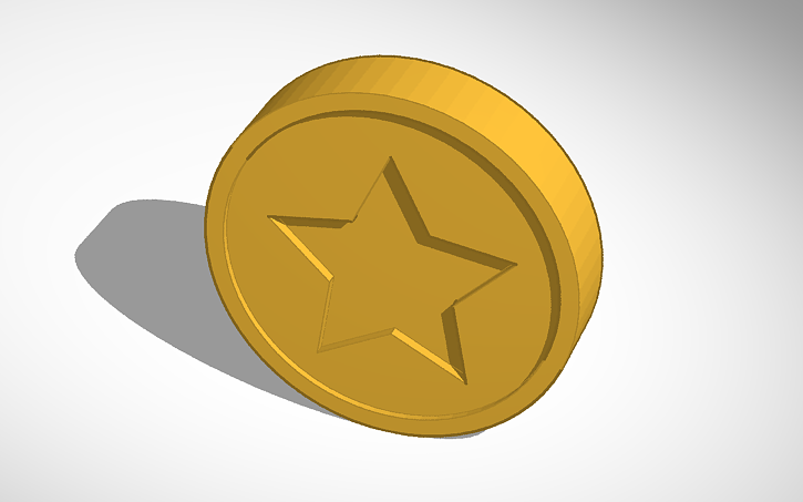 3D design Coin - Tinkercad