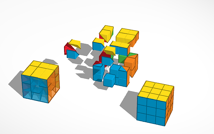 Rubycube 3D design Rubik's cube - Tinkercad