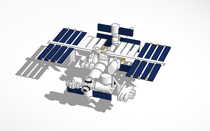 Iss Radiator Cad 3D design ISS MODELO 3D - Tinkercad