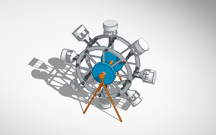 3D design Ferris Wheel - Tinkercad
