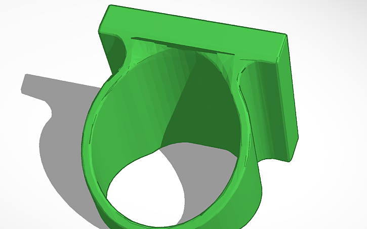 Minecraft Ring Design 3D design Minecraft Ring (printable) - Tinkercad