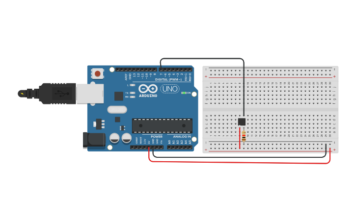 Circuit design Tilt Sensor 4-pin - Tinkercad
