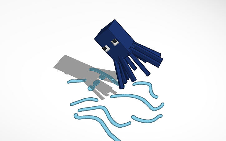 3D design squid - Tinkercad
