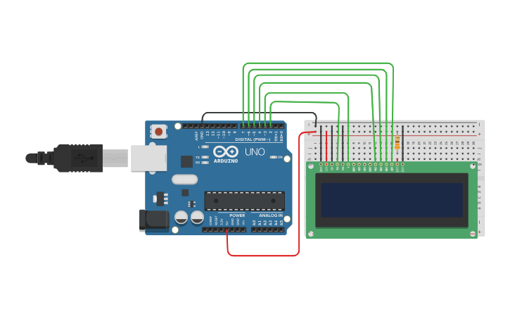 Tinker Ui Circuit design proyecto final - Tinkercad