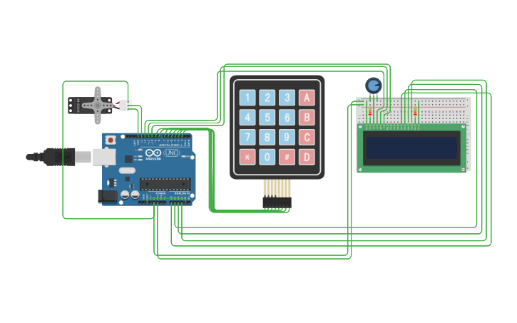 Circuit design SMARTHOME 7. Door control (http://youtube.com/c ...