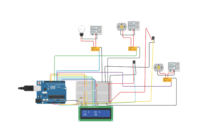 Circuit design Kevin M - Arduino - Tinkercad