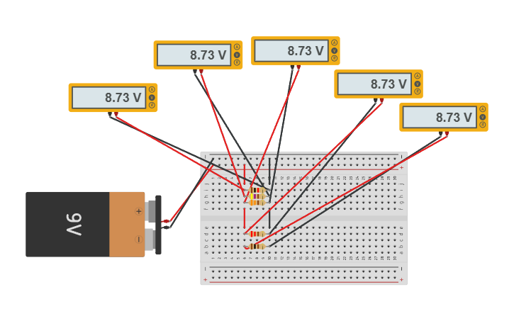 Jerry Pyw Circuit design Circuito Paralelo 2 voltaje - Tinkercad