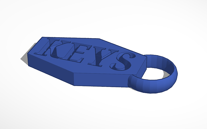 Autodesk Keychain 3D design Keychain - Tinkercad