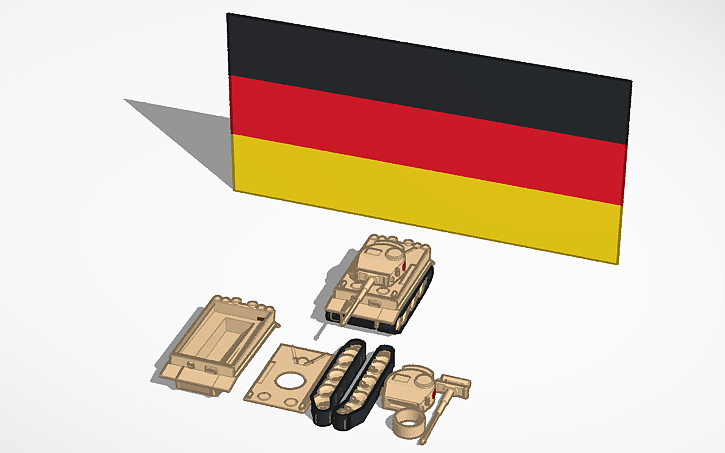 3D design Tiger 1 