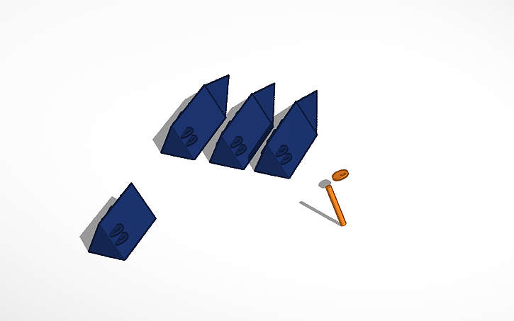 3D design Folding blade - Tinkercad
