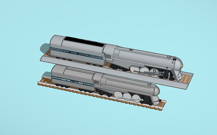 UPDATE Streamlined NYC J3a Dreyfuss Hudson - Tinkercad