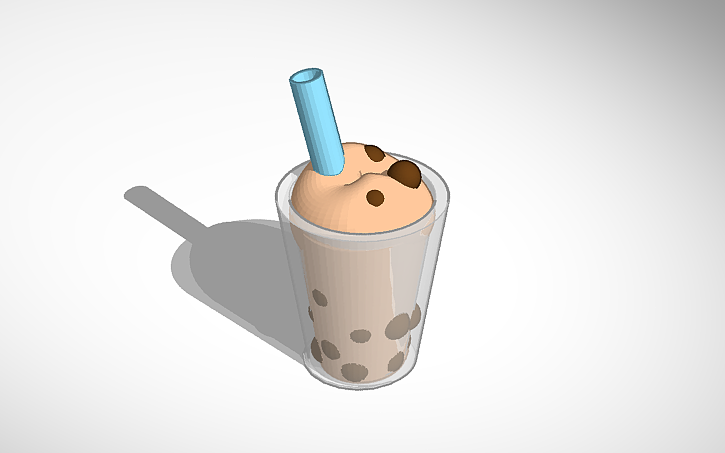 3D design Bubble Tea ;) - Tinkercad