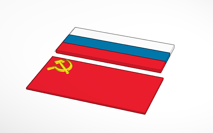 3D design Soviet Union & russia - Tinkercad