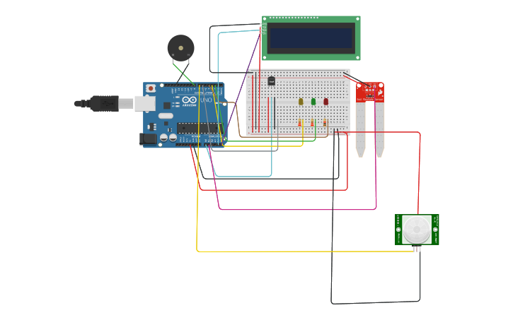 Circuit design Arduino-Based Soil Temperature and Moisture Monitoring ...