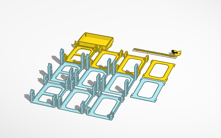 3D design Slim Stack - Tinkercad