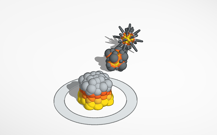 3D design Explosions - Tinkercad