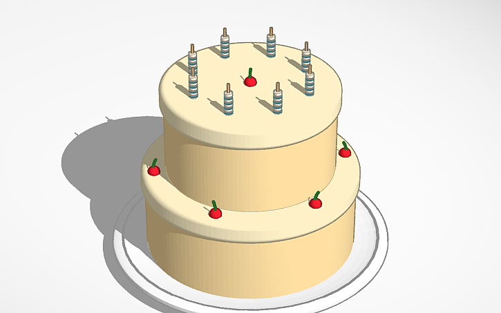 3D design Another Cake - Tinkercad