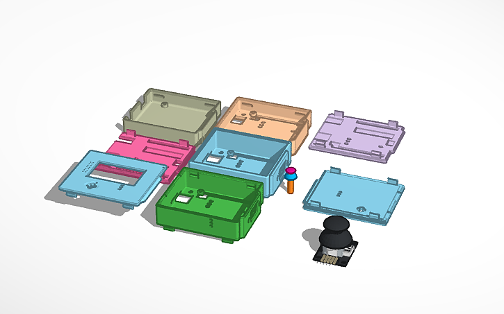 Button Case Cad Arduino 3D design Arduino Case - Tinkercad