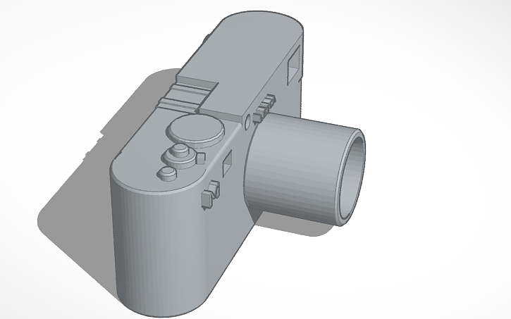 3D design Liam's 3D Printed Camera - Tinkercad