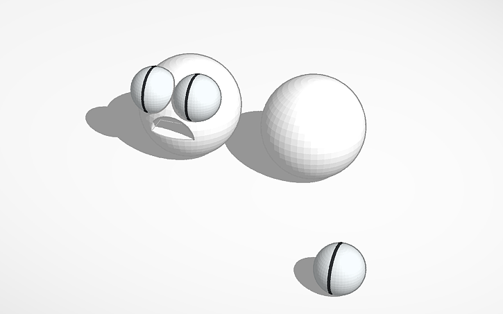3D design Simple face designer - Tinkercad