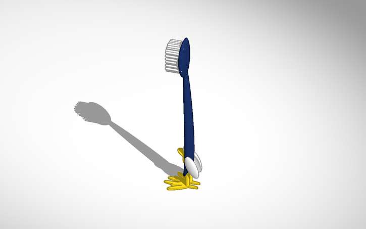 3D design Toothbrush - Tinkercad