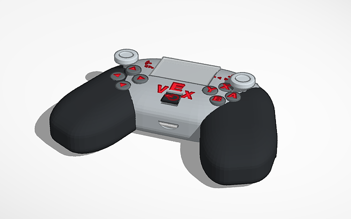 3D design Vex v5 Controller - Tinkercad