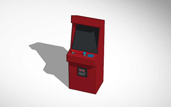 3D design Arcade Machine - Tinkercad