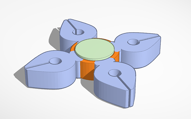 3D design Fidget Spinner - Tinkercad