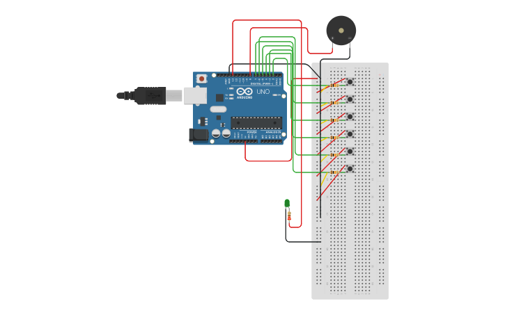 Tinker Instrument Circuit design Jerome_Buzzer_Based_Musical_Instrument - Tinkercad