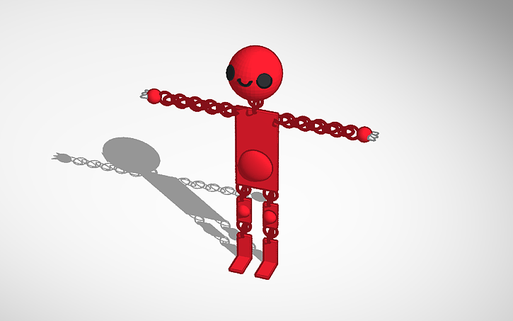 3D design ragdoll - Tinkercad
