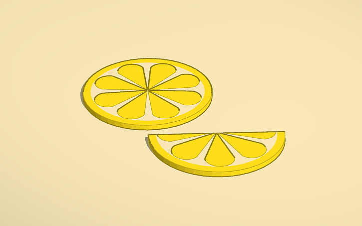 3D design lemonnnnn - Tinkercad