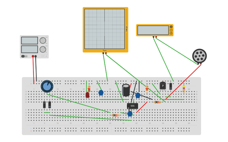 Circuit design Simple (and dirty) Pulse Width Modulation - Tinkercad