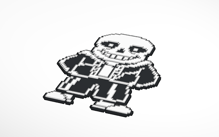 3D design Sans - Tinkercad