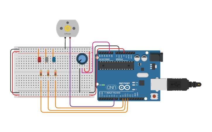 Circuit design CONTROL ON/OFF - Tinkercad