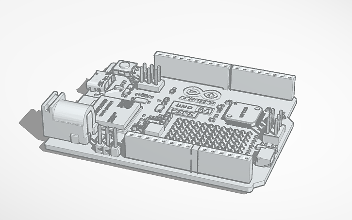 3D design Arduino: UNO R4 WiFi (ABX00087) - Tinkercad