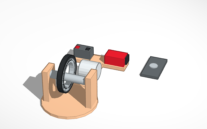 3D design bike generator - Tinkercad