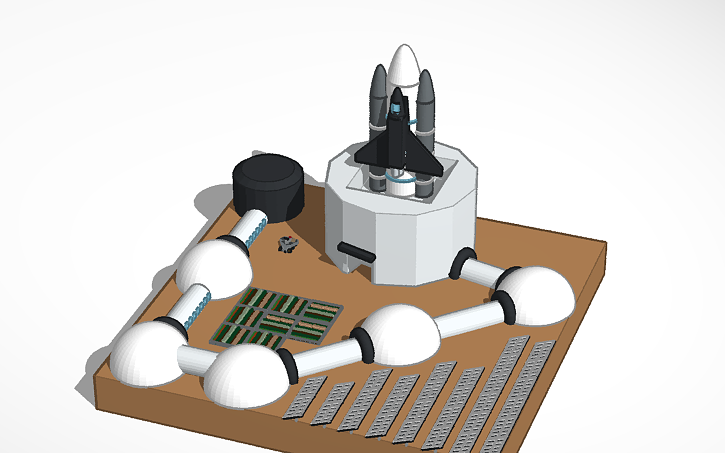 3D design Mars Colony - Sebastian T - Tinkercad