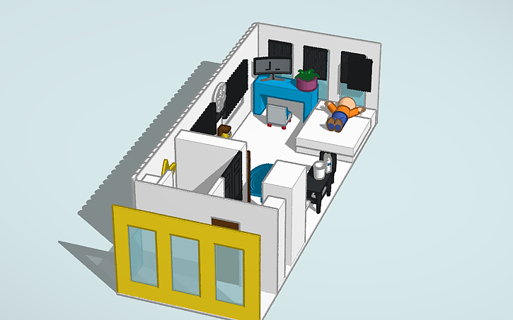3D design Copy of Interior Design Challenge - Tinkercad