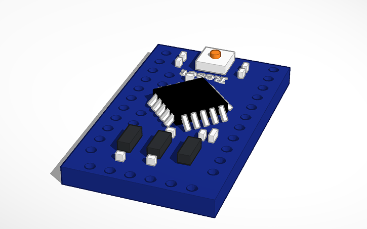 3D design arduino pro mini - Tinkercad