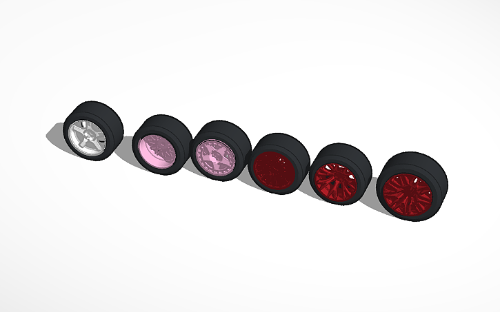 3D design tuner rims - Tinkercad